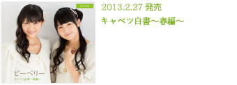 2012.11.7発売 キャベツ白書 / フォレストタイム